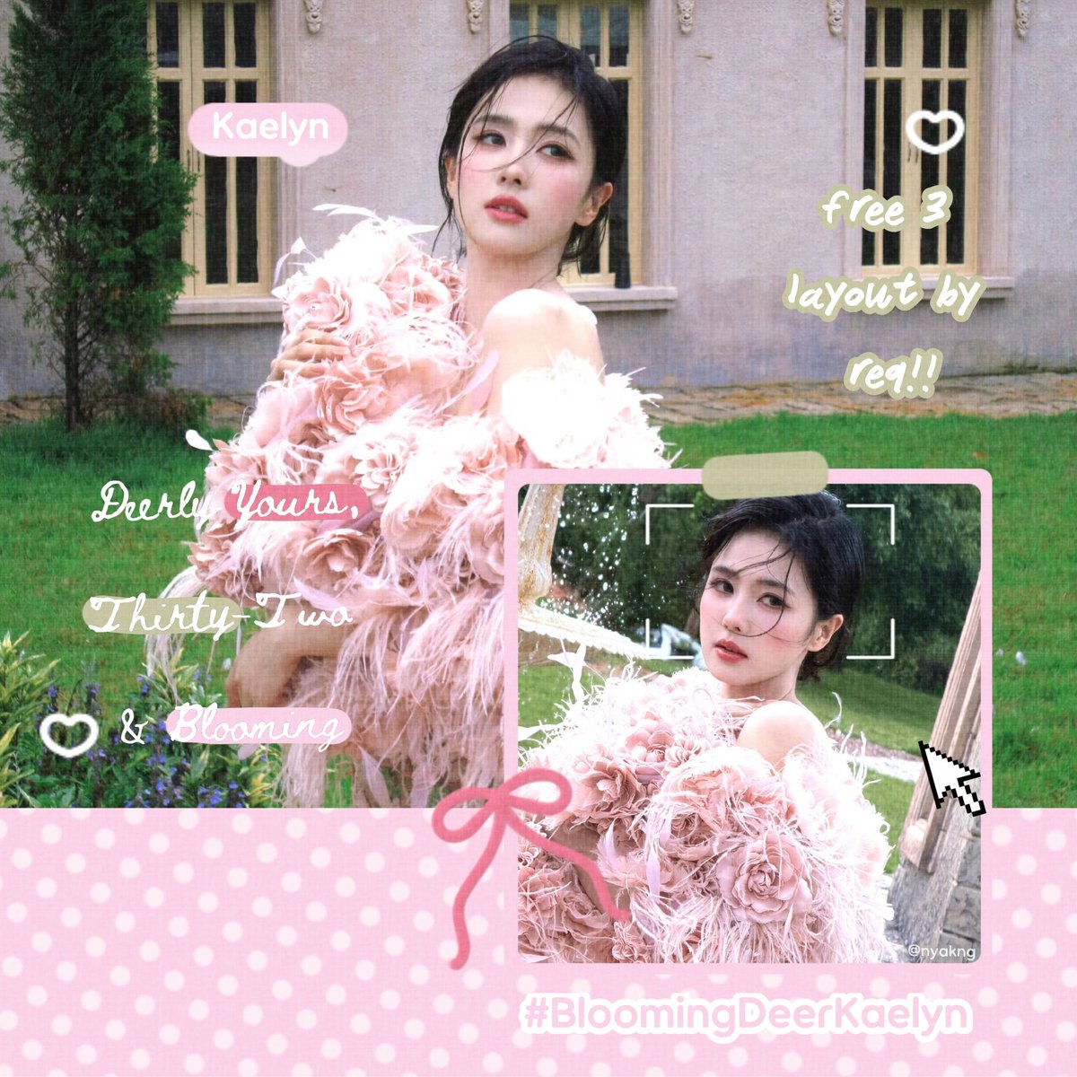 nyakng's tweet photo. Help repost, ありがとう! #zonauang

In a celebration of today 32th Birthday Bai Lu @bailluu 🎂 ada 3 FREE LAYOUT BY REQUEST dengan katalog di bawah ini. 💗 Chekie ALT untuk rulesnya! <3 #BloomingDeerKaelyn

⊹ 𖹭 Claim by reply
🎀 Now - 24 sept (22.00 WIB) https://t.co/xcLIXgNNub