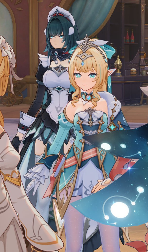 scrunklemuffin's tweet photo. genshin spoilers

THE GIRLFRIENDS R HERE! also vesna calling danica her dearest in the span of a few lines... theyre not even trying to hide it https://t.co/cqU862M959