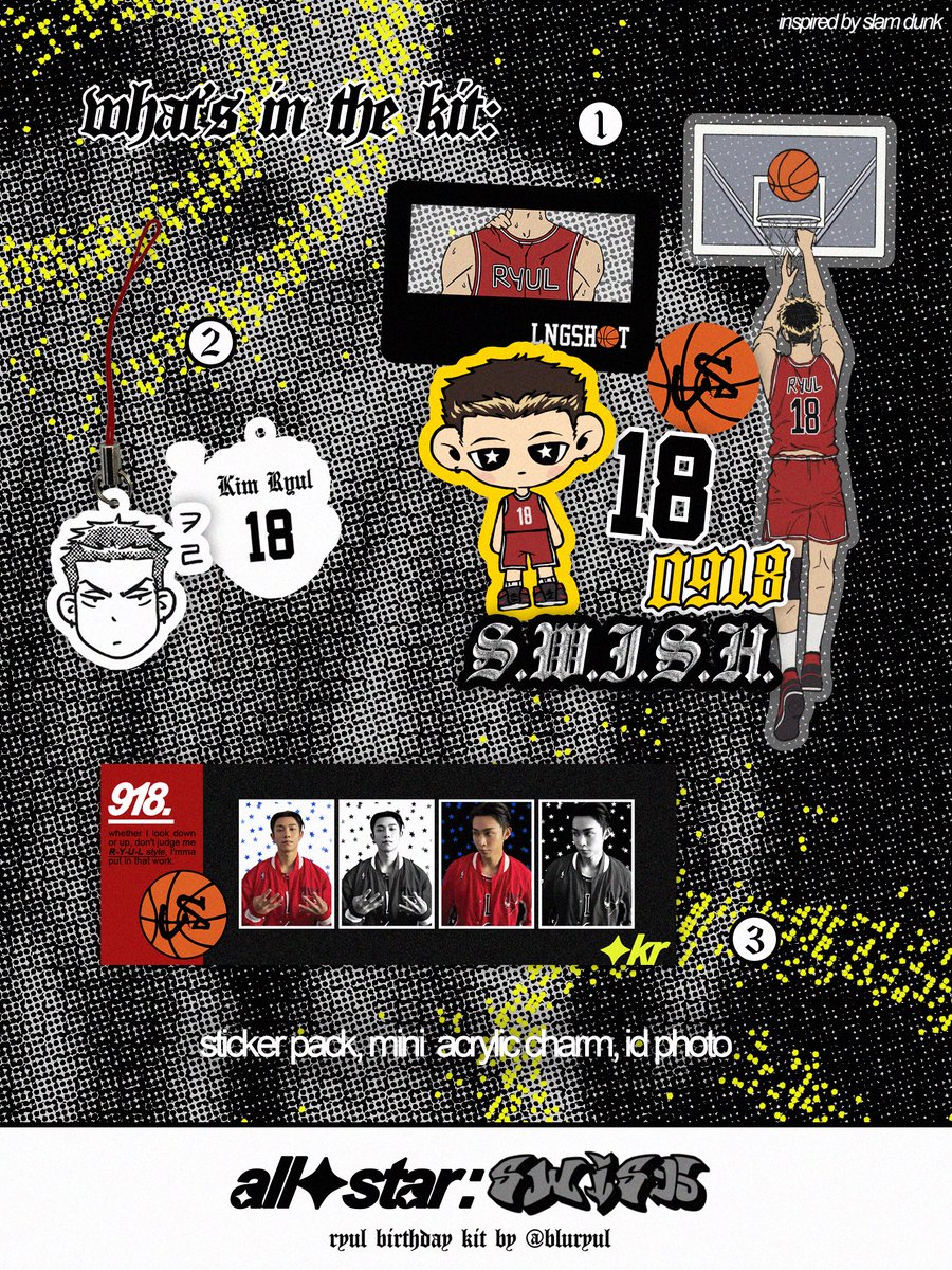 bluryul's tweet photo. 🏀 ALL✦STAR: SWISH 🏀
#RYUL birthday freebies by @bluryul

how to claim
⭑ rt+like this post
⭑ 1:1, limited
⭑ shotties only (will check!)
⭑ do not throw away/sell
⭑ fill out form &amp; read tnc
⭑ @ 6.918 (no refund)

🗑️ https://t.co/jbb1uEoIY9

details below &amp; good luck ⛹🏻‍♂️ https://t.co/nXVSSTOASw