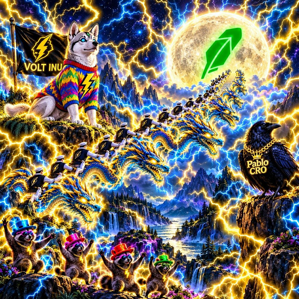 LimitlessApeOG's tweet photo. @DecemberDeMarco Time to #Volt again on the @RobinhoodCrypto chain. 

The original Volt community led by @Pablo_cro is back. 

⚡️⚡️⚡️⚡️⚡️⚡️⚡️

https://t.co/zhKciguPfc https://t.co/it1j5hPewy