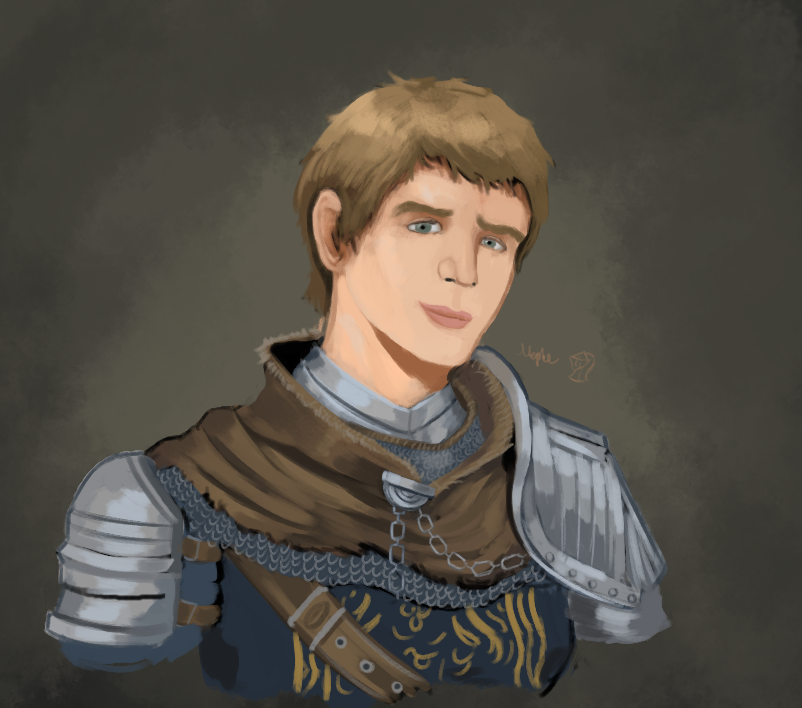 NepNepla's tweet photo. Speedran drawing a helmetless Oscar for the #darksouls anniversary https://t.co/l507sBWqas