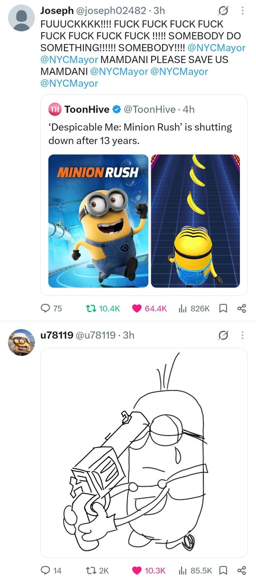 zerozeroalt's tweet photo. am i on fucking minions twitter https://t.co/c6c9oyv3TO
