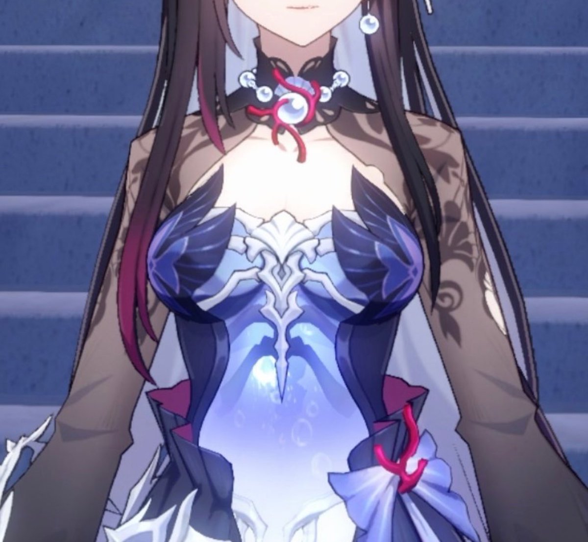 laifangzhe's tweet photo. Have I speak about how pretty Hysilens is? Both her face, voice and outfits are soo gorgeous 

Not to mention the unique transparent torso as well. Peak. Absolute beauty https://t.co/gM4uEUTNLB