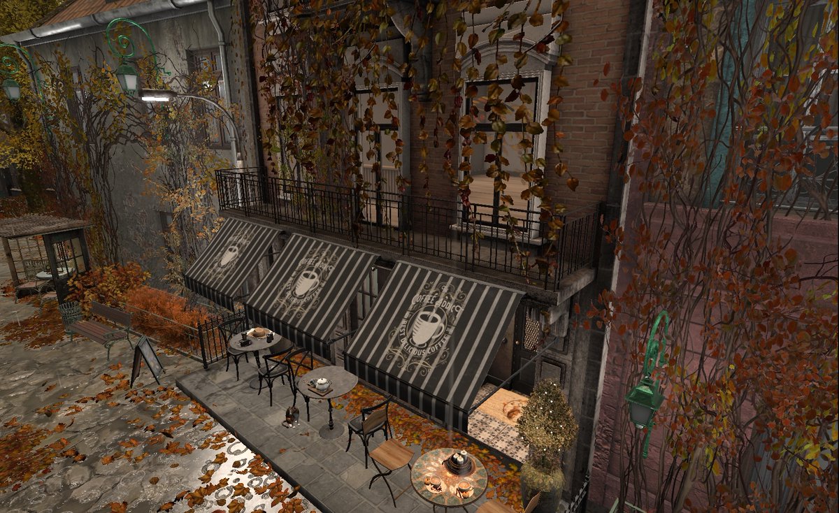 GreenleyBriar's tweet photo. Lam Erin's "Cherishville" is back for autumn and is gorgeous even in the rain. #secondlife https://t.co/CpJXFCmhLR https://t.co/EEjafJlj4H