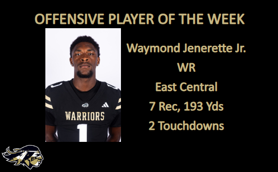 juco_zone's tweet photo. 🏈JZ's Offensive Player of the Week: Wk 4
🏹Waymond Jenerette Jr.
@ECCCAthletics
@eccc_football
@btowaymo
#DowntownDecatur https://t.co/F5ZaqWpOF0