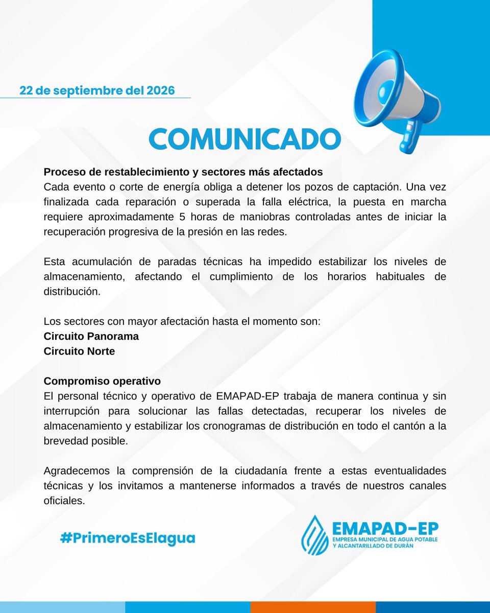 EMAPAD_EP's tweet photo. Comunicado https://t.co/IRWXqUe76M
