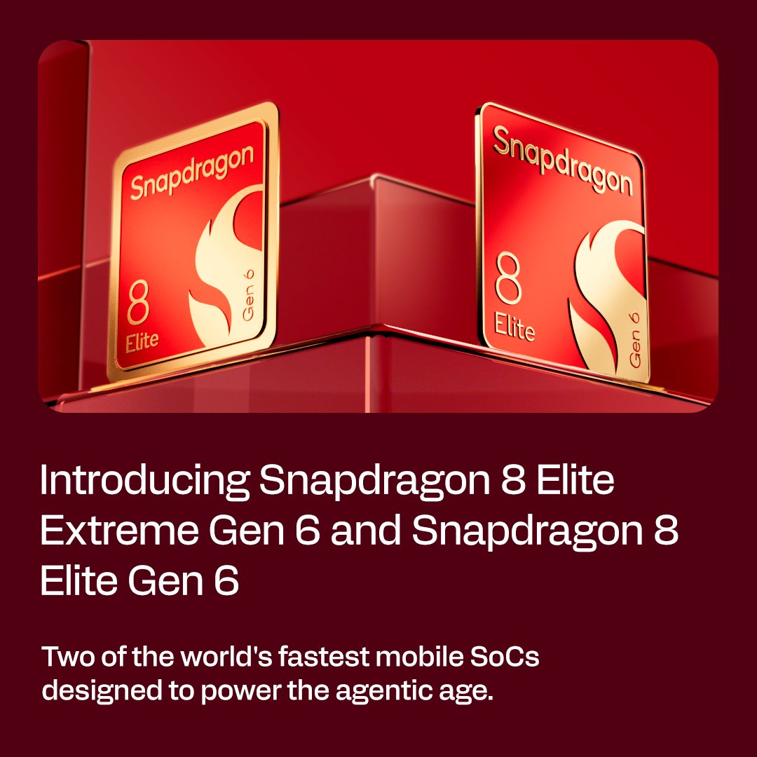 Qualcomm's tweet photo. The agentic age is changing how we use technology. @Snapdragon helps AI understand what you want to accomplish and put it into action.
