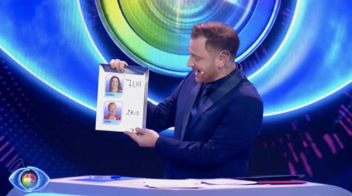 eeemiliano's tweet photo. Tatiana Cabrera fue eliminada con el 71,8% de los votos.
#GranHermanoUY https://t.co/2k9jR0EYbq