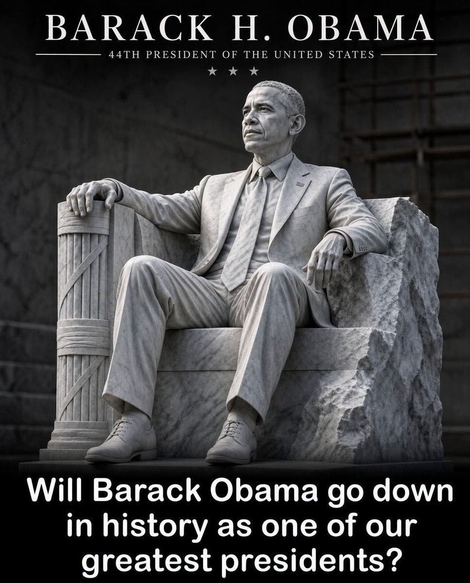 melGibsonTM's tweet photo. Will Obama be remembered as one of the greatest?

A) Yes  🟢

B) No.  🔴 https://t.co/KPvkZXji9F