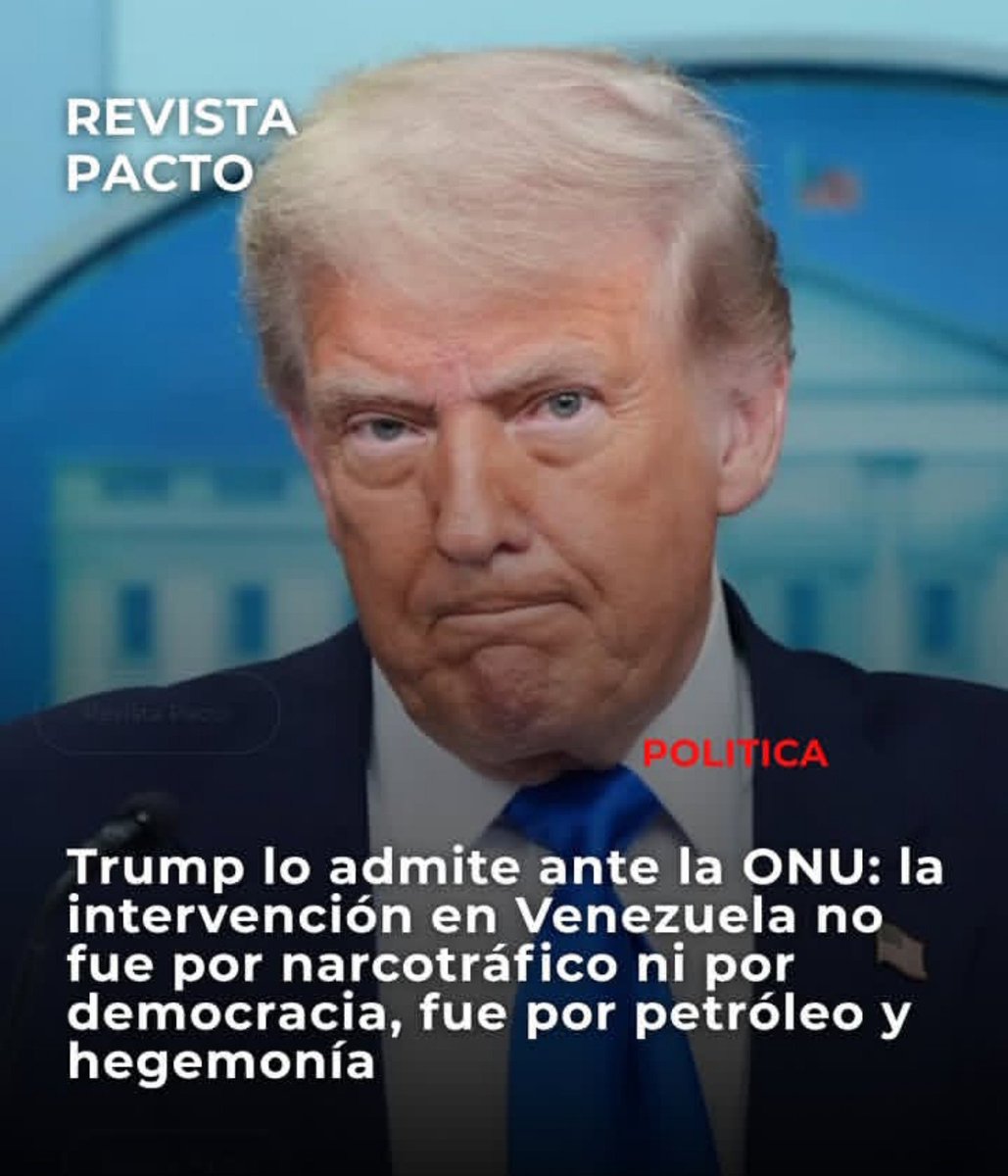 DanielMFons's tweet photo. 🇺🇸🇻🇪 Al VENCEDOR le pertenecen los despojos, dijo el criminal de la Casa Blanca refiriéndose a Venezuela.

¿para qué sirven las Naciones Unidas? ✨🤬👇 https://t.co/GUEfYGJ92h