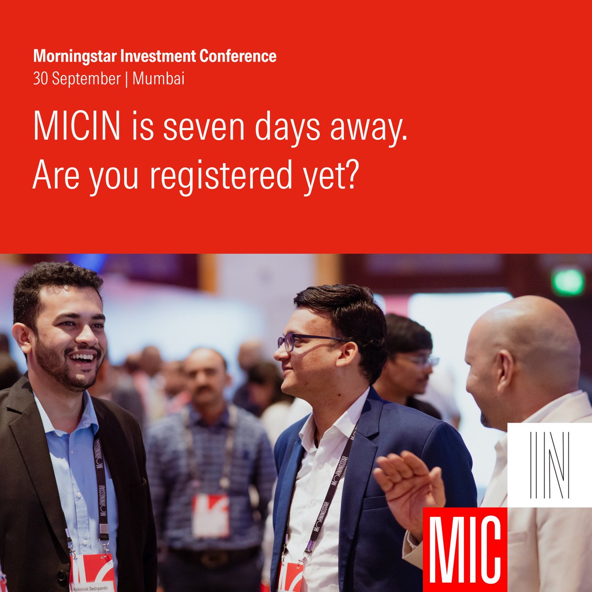 MorningstarInc's tweet photo. The #MICIN countdown is on, and the agenda is stacked 🔥 https://t.co/PeFrZqfUvi
With just seven days to go, advisors are already locking in sessions from AI and global equities to fixed income and practice management.
Seats are filling fast. If your name isn't on the list yet, now is the time.