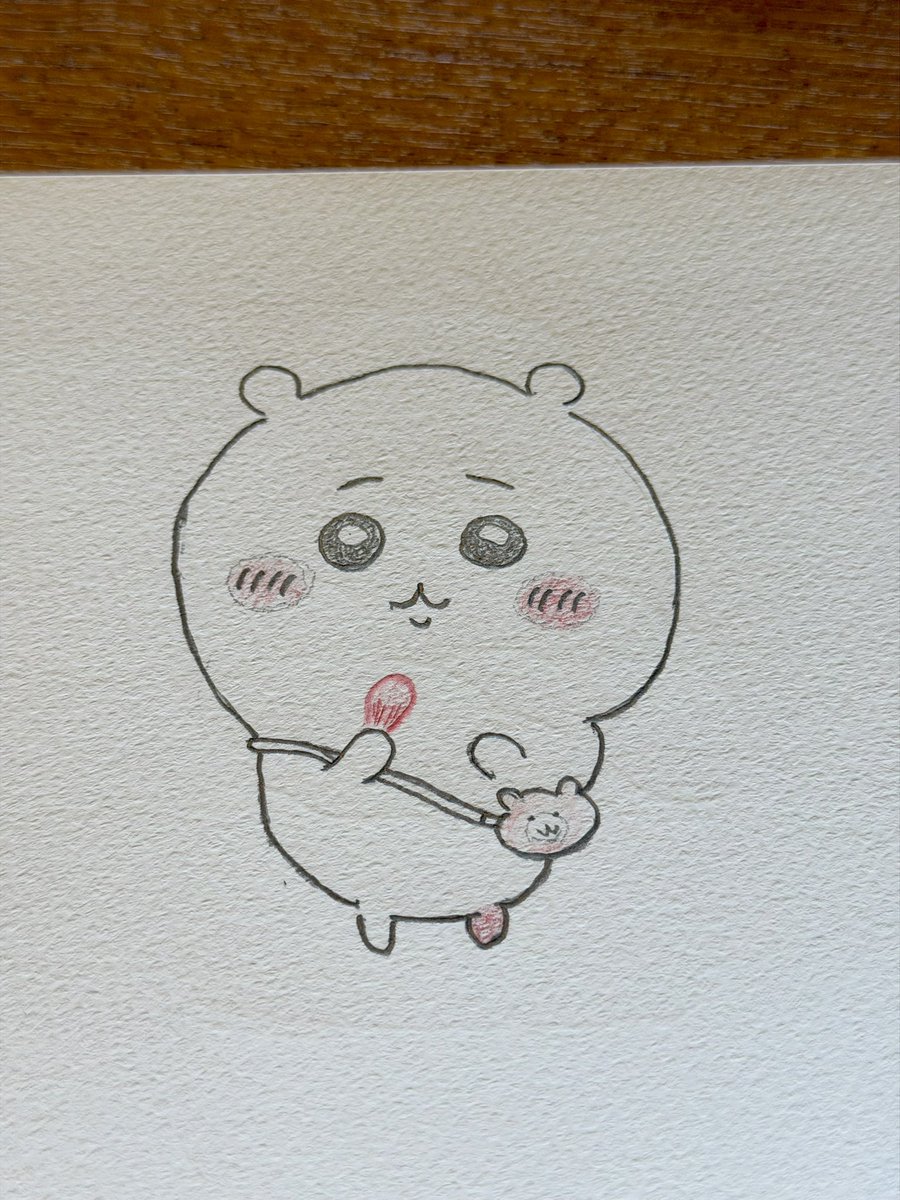 tz's tweet photo. #ちいかわ臨書 https://t.co/IZ658LyBhX