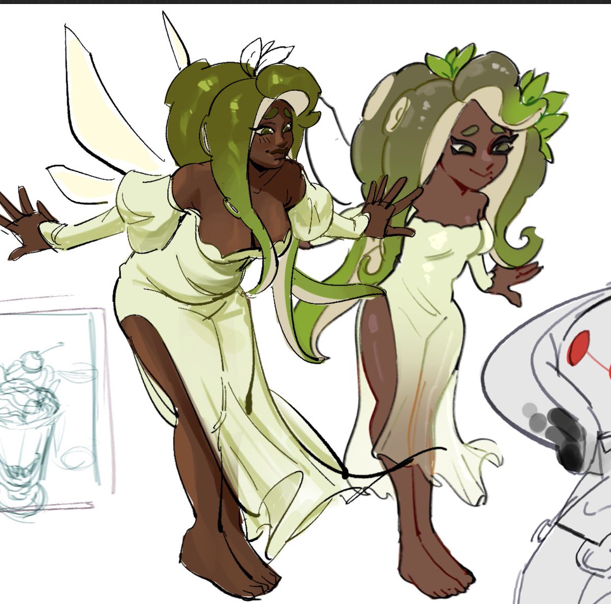 moonjelliezzz's tweet photo. redrawing old stuff is hashtag scary #splatoon https://t.co/PaAjARt9RP
