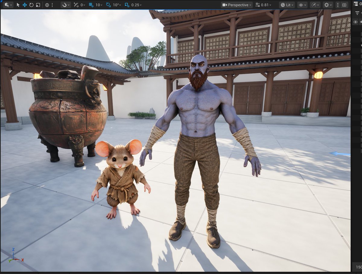 EarthlingGame's tweet photo. Hi! I'm currently working on the core combat logic for the four-character Journey to the West team. The character models were made with @TripoAI.

My entry for the challenge: #tripop2 https://t.co/s4tGOJnLtX