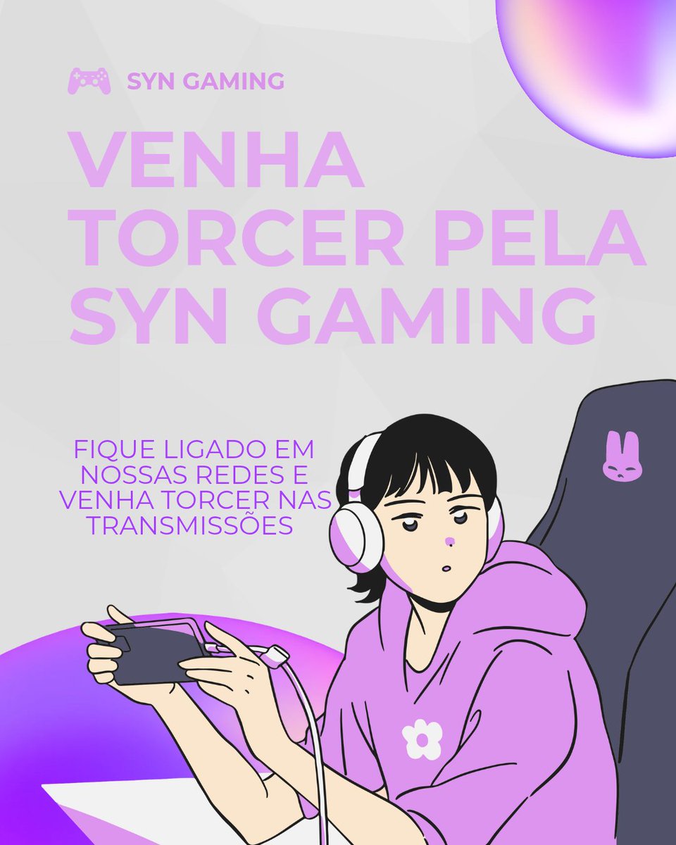 SynG4ming's tweet photo. Fique ligado em nossas redes! Estamos ativos no Instagram, TikTok e agora no Youtube! https://t.co/wKZds3vuBe