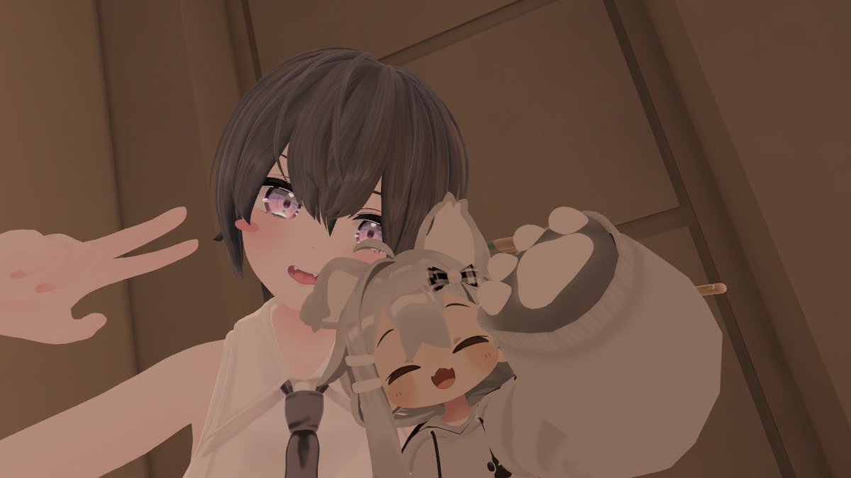 DoKuDaM_i_VRC's tweet photo. おはぅ
ｺﾘはUPしてﾅｶﾀツーショットｽﾞまとめ💕 https://t.co/eUvHRePhNI