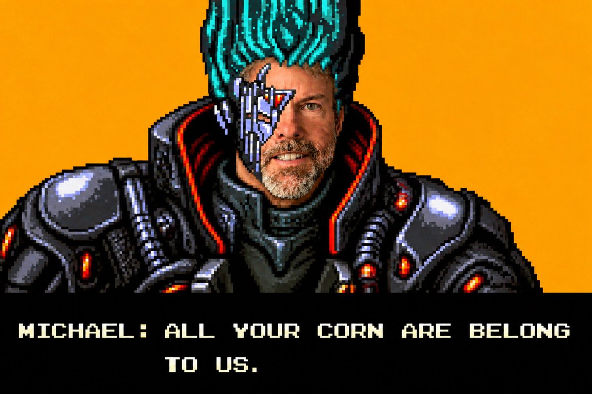 ObtainBitcorn's tweet photo. It’s true, @saylor is my Bitcorn quant. https://t.co/JK8GzsuqCY