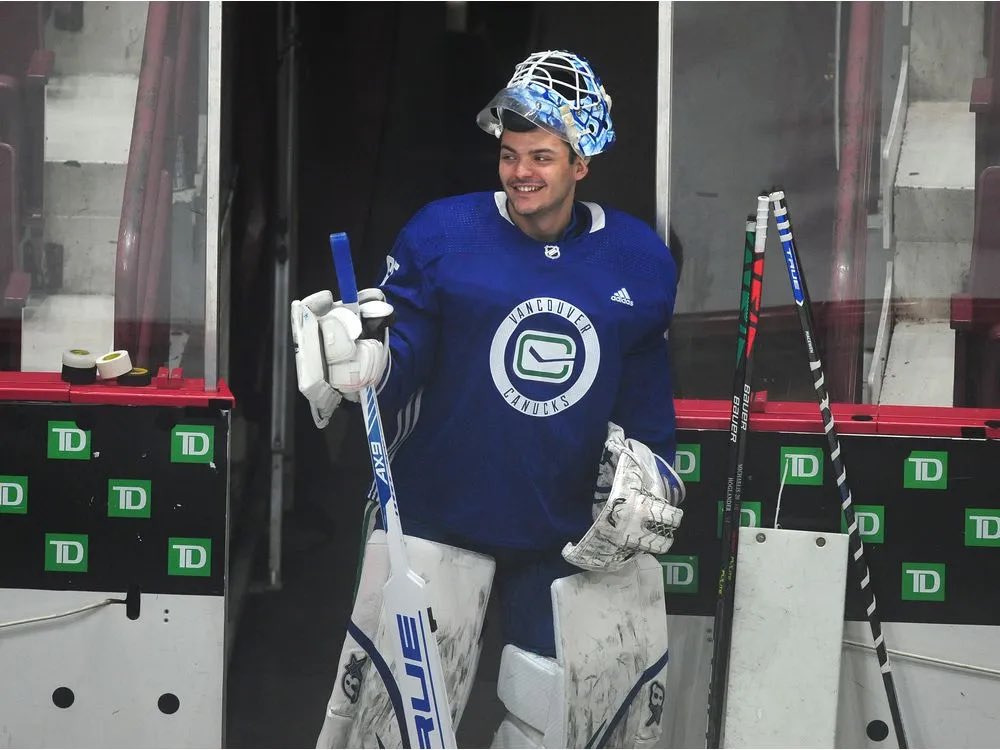 Canuckrandom's tweet photo. Kevin Lankinen since Adam tweeted #Canucks https://t.co/6YDfV0a0qK