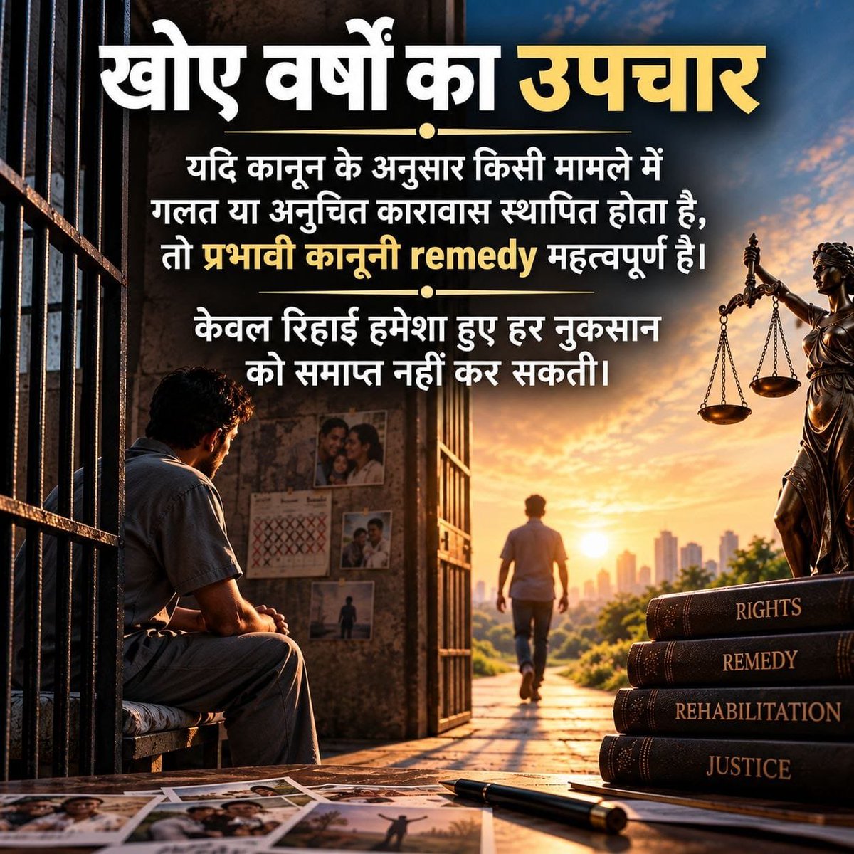 rinauywj's tweet photo. किसी आरोप को अंतिम सत्य मानना न्यायसंगत नहीं। #RightToBail Why govt is not giving bail to Sant Shri Asharamji bapu?? Because he is a hindu Sant and human rights are not given to elderly Sant. https://t.co/vOb3Qt5RKC