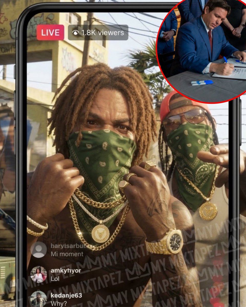 mymixtapez's tweet photo. You will officially be marked as a gang member in Florida if you claim to be one on social media starting October 1. 😳 https://t.co/hLOz6hsq6u