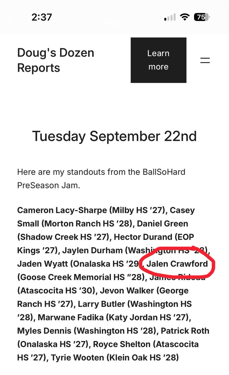 Jalen_C21's tweet photo. Thank you @djones8301 for recognizing me as a standout performer at the @BallSoHardSS event!
@GCMBoysHoops 
@MilesSelect 
@SavantAthletics https://t.co/CgATCRjccc