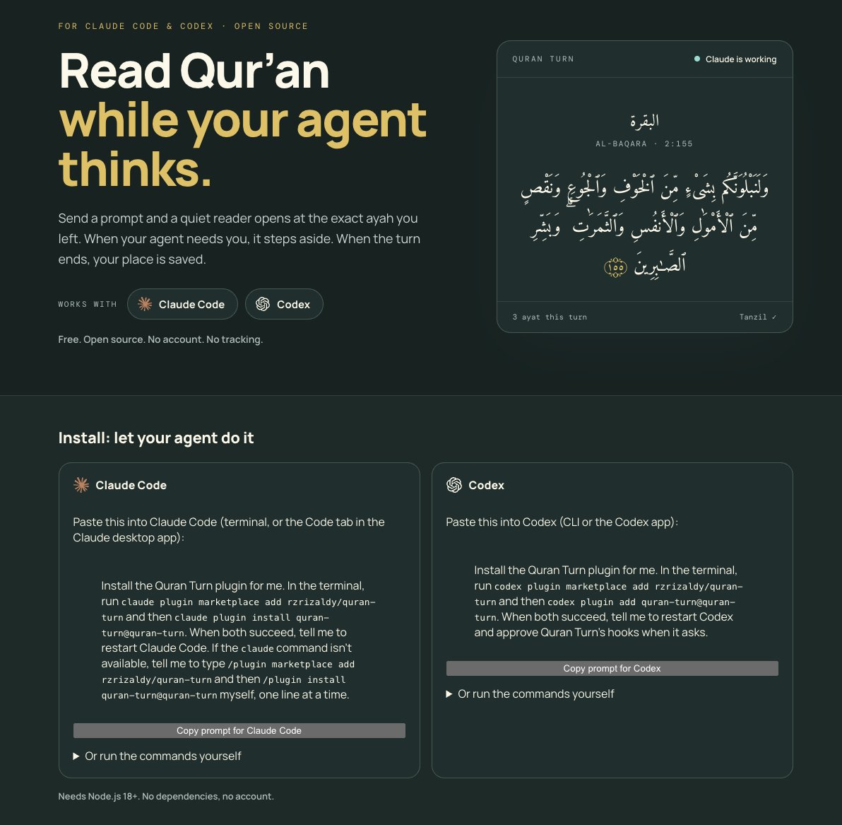 rzrizaldy's tweet photo. perkembangan coding agent cepet bgt dan makin lama session nya makin panjang  

kalo gabut malah kelamaan buka twitter/ig, harusnya bisa lebih bermanfaat, iseng bikin plugin ini 

fully offline utk claude desktop &amp; codex, semoga bermanfaat

https://t.co/0jctVqqNI1 https://t.co/6nCrKkgKqY