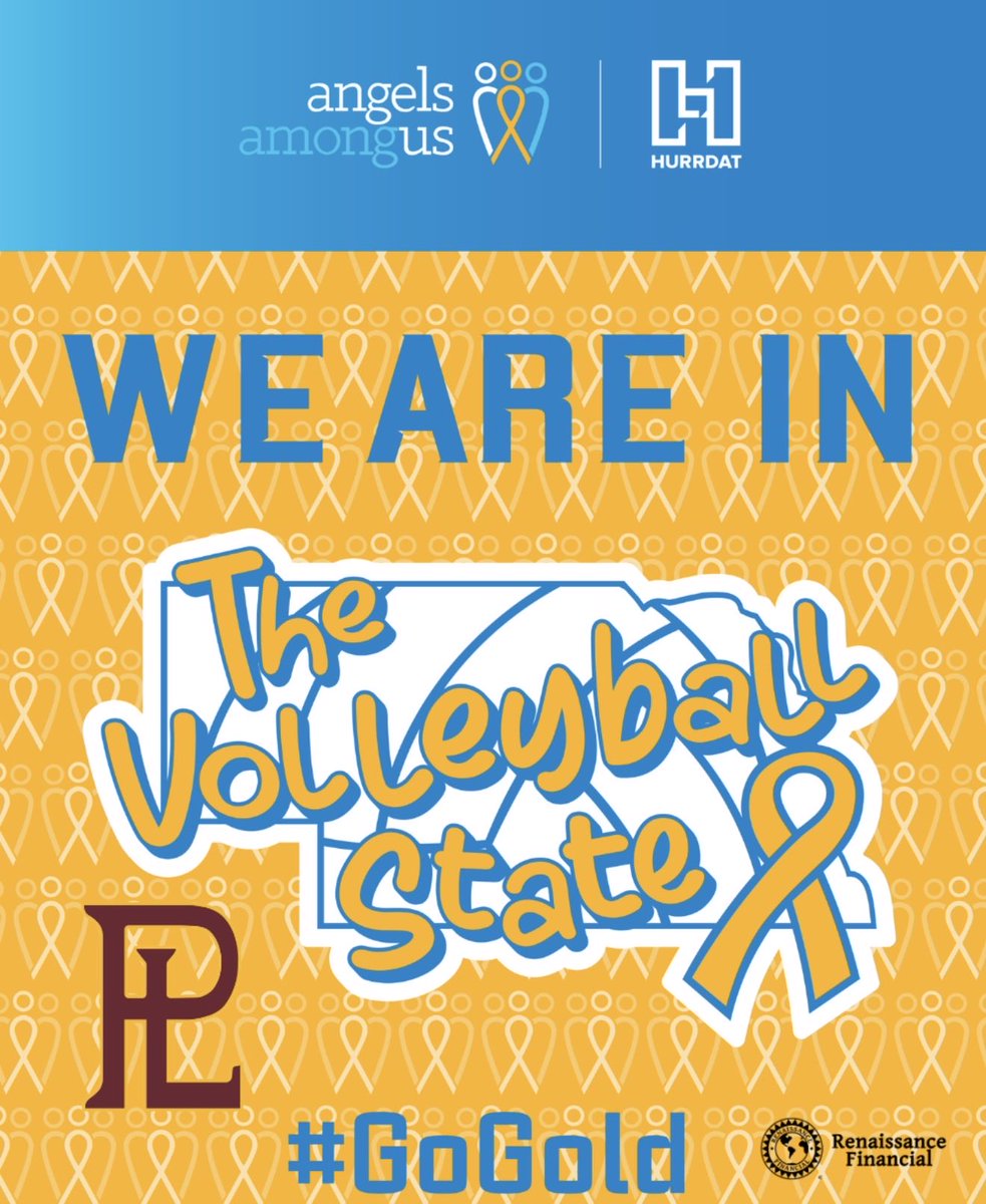 PLHS_Volleyball's tweet photo. WEβRE IN!πποΈOne warmup jersey connecting every court in NE, Papillion LaVista is part of the fight.Β We're joining Angels Among Us, Hurrdat and over 50 volleyball programs across NE going gold for pediatric cancer awareness.Β #GoGoldNebraska @AngelsAmong_Us @HurrdatSports https://t.co/jcTbuNyQjj