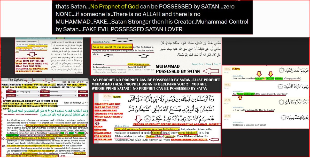 Tony67518943's tweet photo. @MercifulMessage Your books Satan worshiper https://t.co/gKSIgBuysh