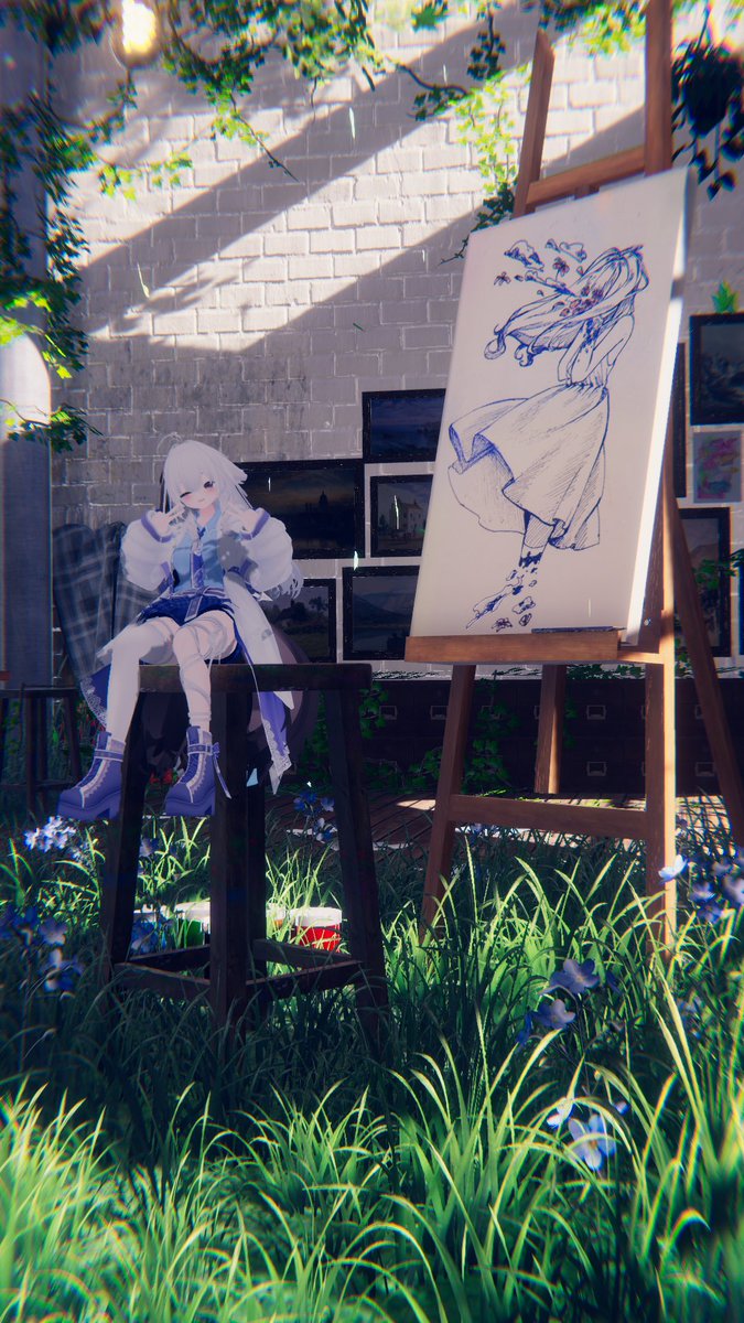 yami_8383VRc's tweet photo. こんにちは。
昨日はカラオケに麻雀に絵描きに...。色々堪能しました。個人的にVRでも麻雀できたってのに感動してたらそこ？って突っ込まれました。それはそう。
本日から通常浮上します。変わらず...よろしくお願いしますね。

(1枚目:しほさん、わらびさん、ひらんさん、ピアラさん 2枚目:ぺんぎん3) https://t.co/WyweqVNLUM