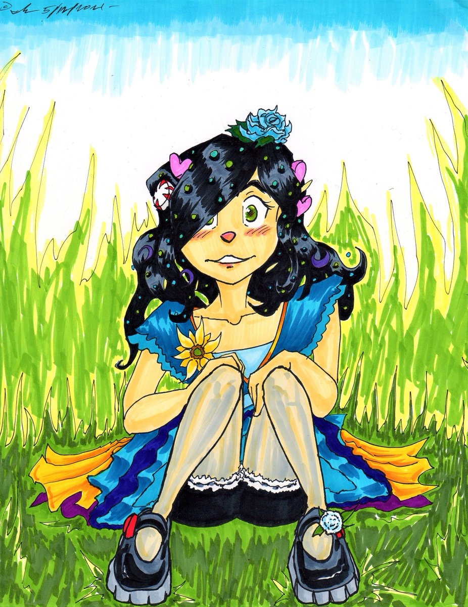 IzSchizoid's tweet photo. Vanellope - Dress (Brush Marker Test)
Done w/ Hummingbird Hue 24ct. that's no longer being sold; closest to the STA brand
#vanellope #wreckitralph #dress #fashion #markers #brushmarkers #concept https://t.co/yqLroDiotC