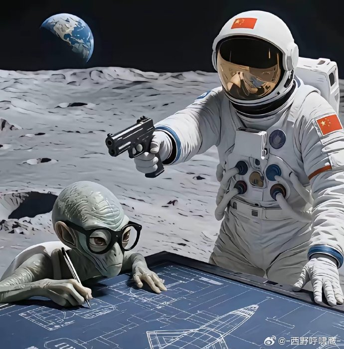 tianterry's tweet photo. @Macroreliable @RT_com 这飞机之前地球上根本没有，是外星人提供的。 https://t.co/hloL9NiVuI