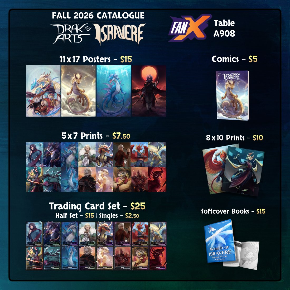 Isravere's tweet photo. Here is a catalog for this weekend at @fanxsaltlake so you can be prepared in advance!

Also stay tuned if you're not attending, as the new stickers &amp; keychains will be added at the end of the month on a brand new storefront when https://t.co/2P8dmq1Ofb launches soon! https://t.co/3uHtKYvlBl