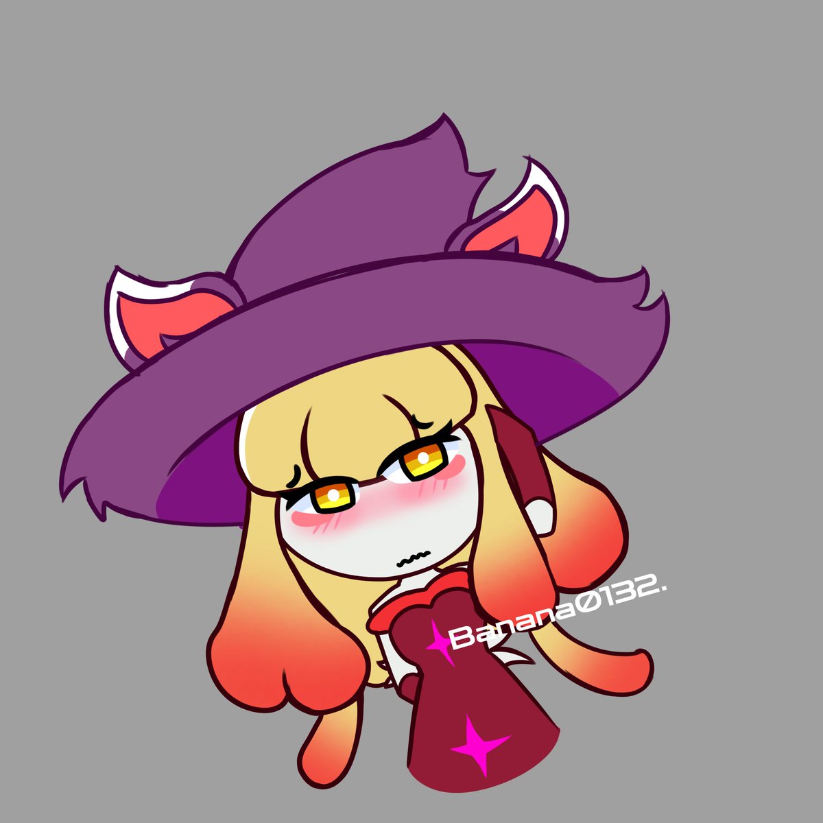 Bananana0132's tweet photo. Now she's wearing Katress' hat https://t.co/u3eqJZHNdy
