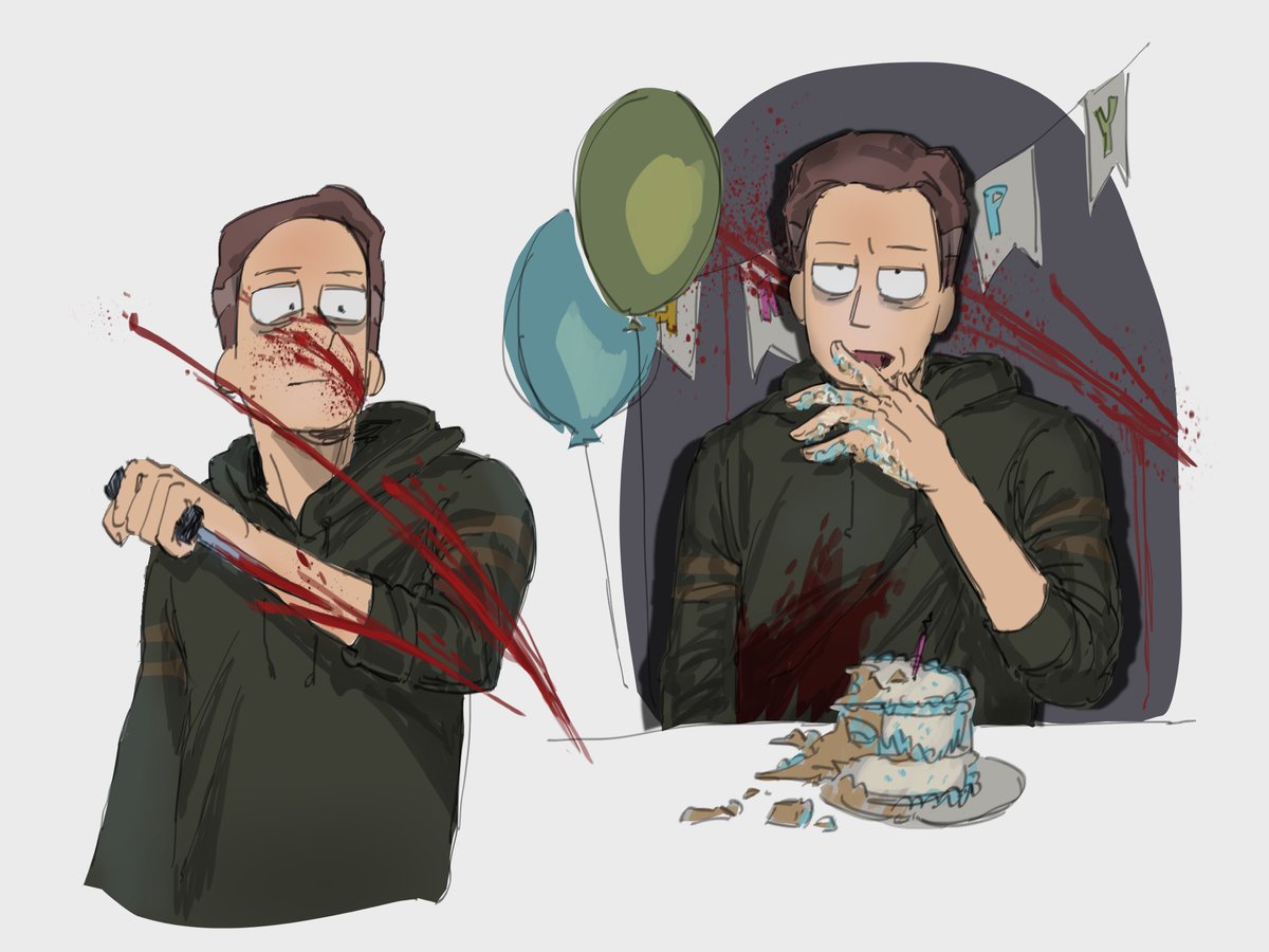 iatnentwt's tweet photo. Birthday butcher ? #jerrysmith #rickandmorty https://t.co/NfcyYaf9tt