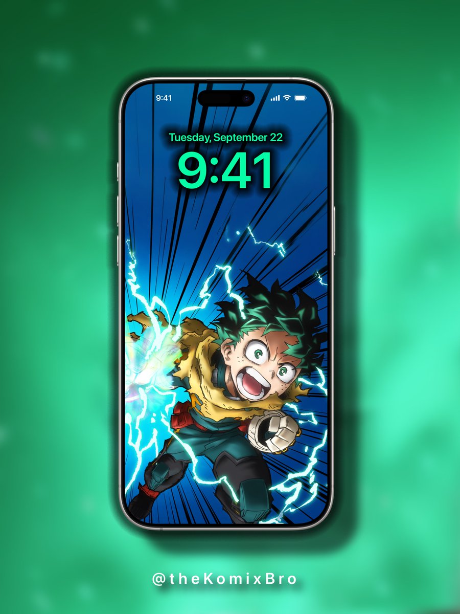 theKomixBro's tweet photo. My Hero Academia | 4K WALLPAPER
with DEKU

"You Say Run 10th Anniversary Ver."
Yuki Hayashi featuring Electric Callboy
🎨 Textless Mobile Version by Me