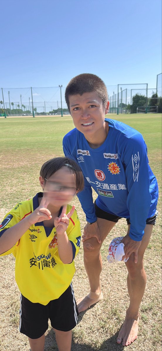 Giragirariita's tweet photo. 公開練習2日目⚽️
原くんに 「好きすぎて滅 知ってる？」
って聞いてて「知ってるよ～」ってことで
滅ポーズしてくれました🥹🥹 https://t.co/mL8VtrKZ03