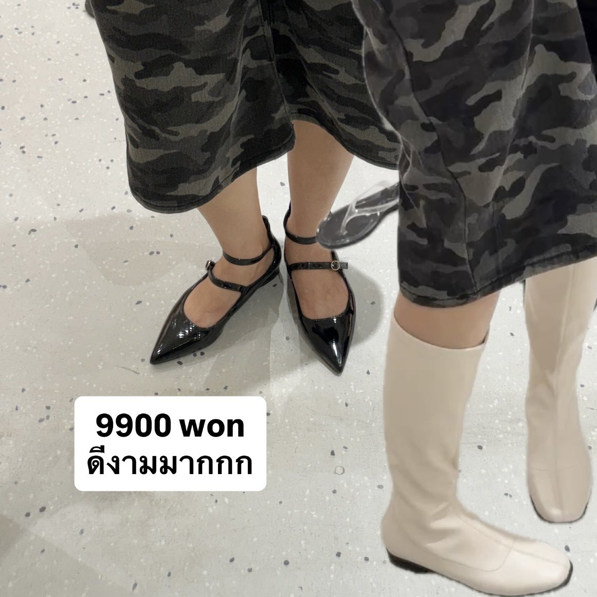 letstalkaboutKR's tweet photo. ปักหมุดร้านรองเท้าที่ซองซู 
ราคาเริ่มต้นแค่ 9,900 วอน! ดีมาก✨

“CHAAKAN Seongsu Space” 
ร้านรองเท้าเจ้าดัง ไอดอลเกาหลีก็ใส่กัน ~ 
มีทั้งรองเท้าส้นสูง โลฟเฟอร์ แมรี่เจน บูท ดีไซน์สวย ใส่ง่าย มีหลายแบบให้ลองมาก!
ความเริ่ดคือ เข้ามาในร้านให้ลงไปชั้นล่าง 
จะเจอห้องแห่งความลับ เค้าจะเอารองเท้ามาลดราคาเหลือแค่ 9,900 วอน แอดได้บูท กับ แมรี่เจนมา ฟินมาก ~ แต่ต้องเลือกดีดีนะ บางคู่จะมีตำหนิค่า 

ใครมาเที่ยวซองซู มากันได้เลย 🥳

เปิด : 11.00 - 22.00 น.
รถไฟใต้ดินสถานี Seongsu ทางออก 3 
📍 325-17 Seongsu-dong 2(i)-ga Seongdong-gu Seoul

#รีวิวเกาหลี