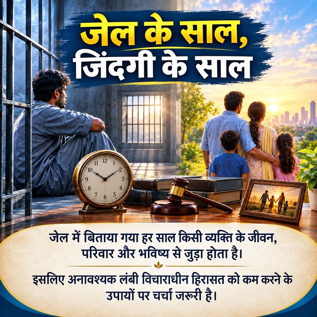 hinduvadi072's tweet photo. @KanchanBabbar @GuptaPradeepkr @Kailash65091641 @HindukanY50155 @jagohindustani_ ⚖️ “जमानत नियम, जेल अपवाद” व्यक्तिगत स्वतंत्रता और न्यायिक प्रक्रिया के संतुलन से जुड़ा महत्वपूर्ण विषय है। Undertrial Prisoners के मामलों में कानून के अनुरूप निर्णय, निष्पक्ष सुनवाई और अनावश्यक देरी कम करने में Nyayik Sudhar पर गंभीर सार्वजनिक विमर्श आवश्यक है। #RightToBail https://t.co/xdluFAO9lw