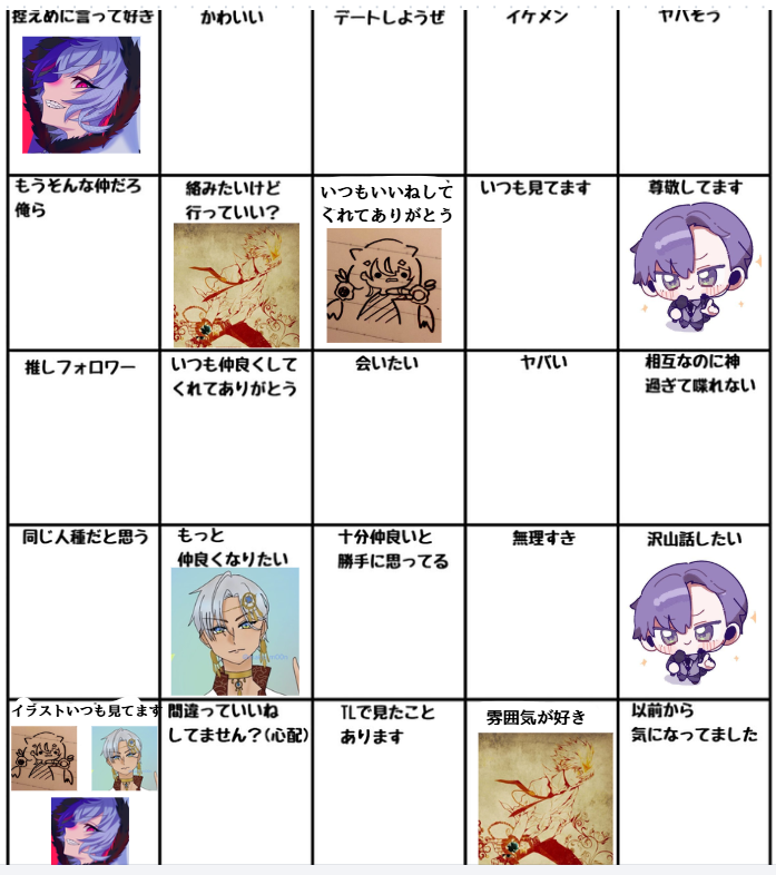 hituki4745's tweet photo. 33名分類しました、参加ありがとうございました！！
やってない人で分類してほしいなっていう人がいたらリプください🙏 https://t.co/CJBgwYaZR2