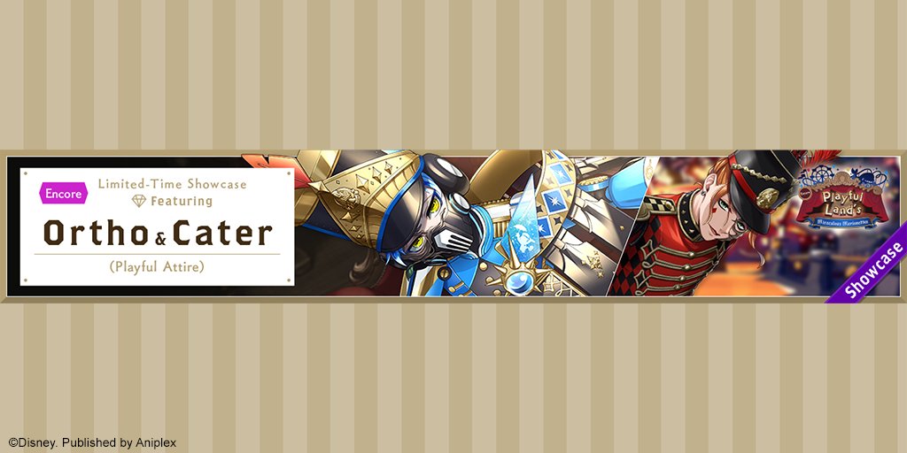 twst_english's tweet photo. Playful Attire Ortho &amp; Cater Showcase will be available on September 24!
 
This is your opportunity to get SSR Ortho (Playful Gear) and SR Cater (Playful Attire)!
 
✨ More info:
https://t.co/m9Y6jctR4S
 
#twsten #twistedwonderland https://t.co/2cIlmBZtWD