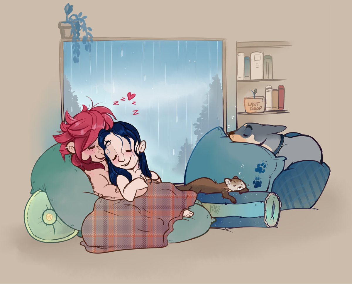 MADScr1bbles's tweet photo. Some snug time  for #cozycaitvi day 3: Rainy Day 🌧️ 
#caitvi #cozycaitviweek https://t.co/QCVNt5b2v7