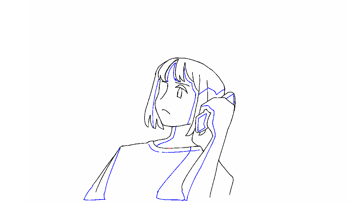 I2qkV's tweet photo. 今年の初め頃に自分が描いたカットを、動画工程でほぼ全修していってるんだけど、前よりかなり、具体的に表現できるようになってる気がして嬉しい。単純に描き方が変わっただけかもしれないけど（現在→以前）。 https://t.co/GMHtbBMT1c