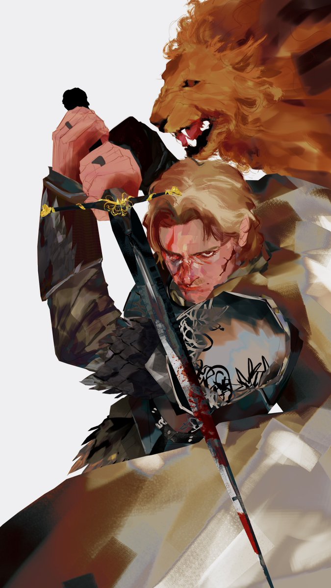 stars_can_die's tweet photo. fffff tysm for all the love heres the white bg version :D #jaimelannister https://t.co/YckiAous7e