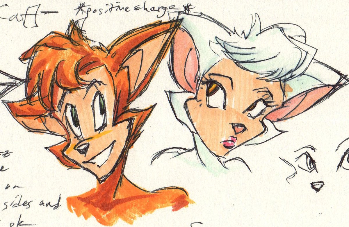 IzSchizoid's tweet photo. Cats Don't Dance - Danny n' Sawyer

I still hear the naysayers not liking my anime-esque style of them lol, "too pointy" x'D 

#catsdontdance #cdd #dannycat #sawyer #markdindal #turnerfeatureanimation #warnerbros #concept #sketch https://t.co/p0osAljMdb