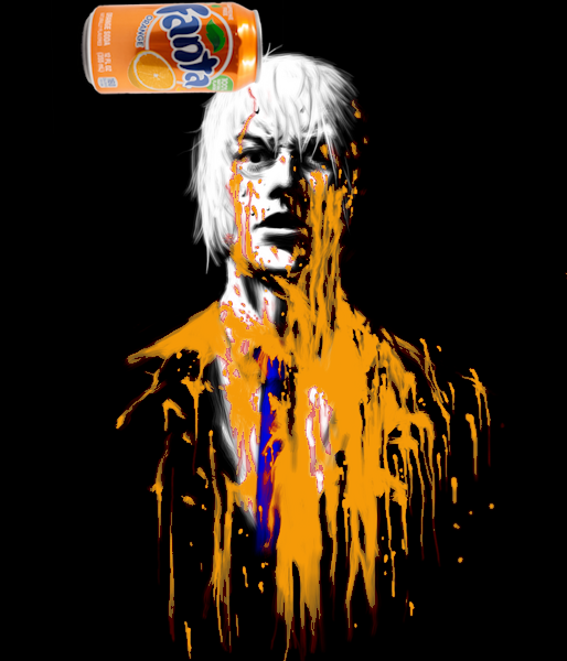 EvelynInaba's tweet photo. shiroyabu if you pour fanta on him lol https://t.co/FgaHlM3dAe