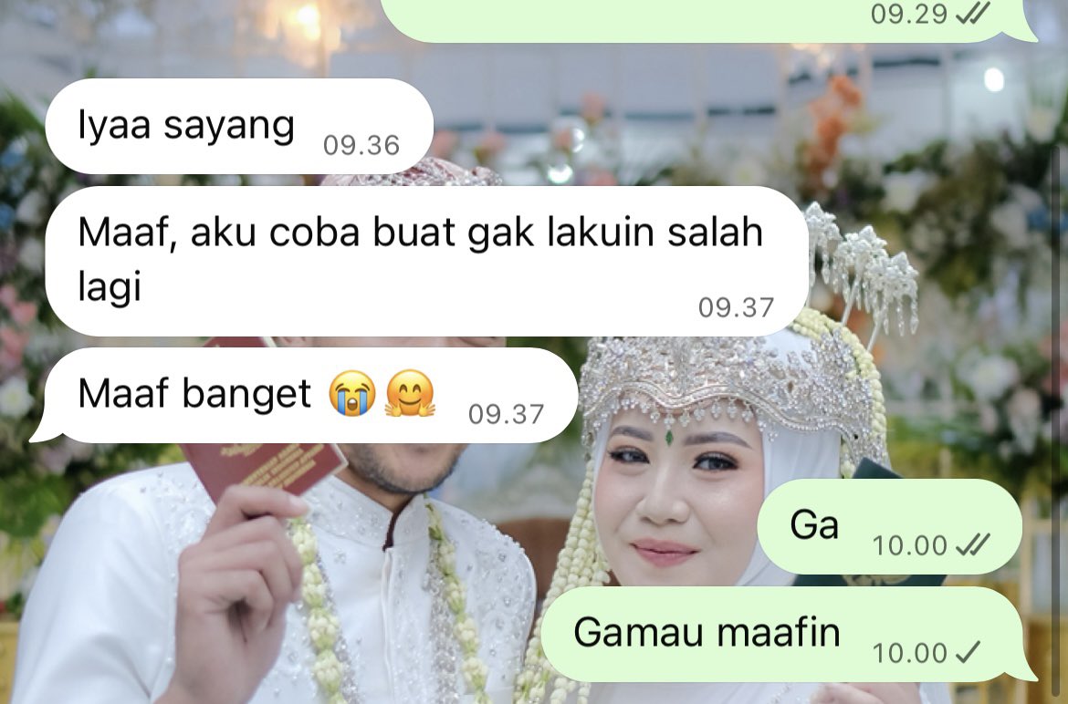 sagitakseriusss's tweet photo. Suami w pasti bingung, di wa marah di ig ketawa-ketawa 🤣 https://t.co/8MZ0Xjhb5q