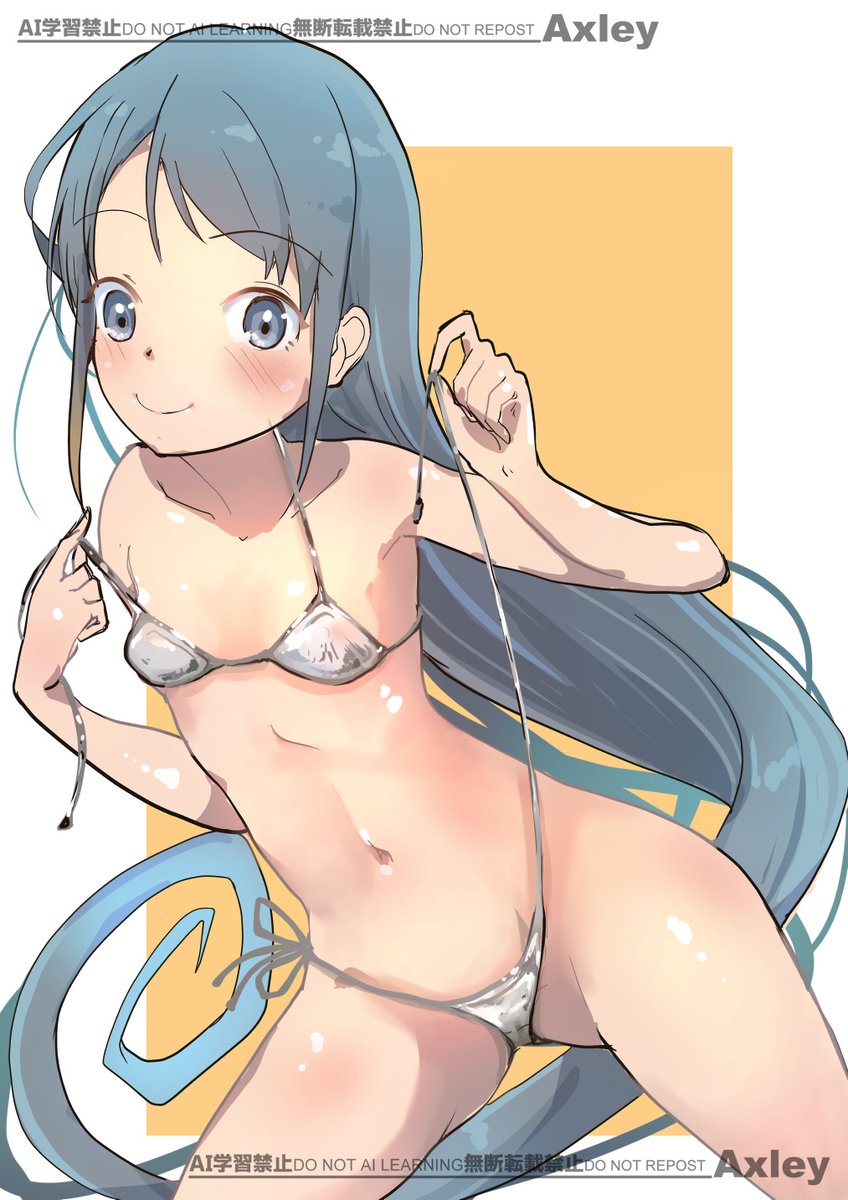 axley_plus's tweet photo. マイクロ銀ビキニ五月雨ちゃん！！！！！ https://t.co/7nWDIMbed6