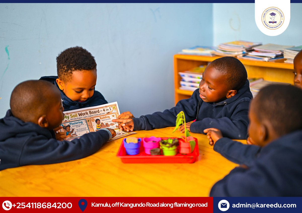 KareEducational's tweet photo. At Kare Educational Centre, curiosity is our superpower! We engage our learners in practical,hands-on learning experiences from day one. By making education interactive and fun,we help children develop a lifelong love for discovery.
Kamulu,off Kangundo Road, along Flamingo Road . https://t.co/37ESemiAcc