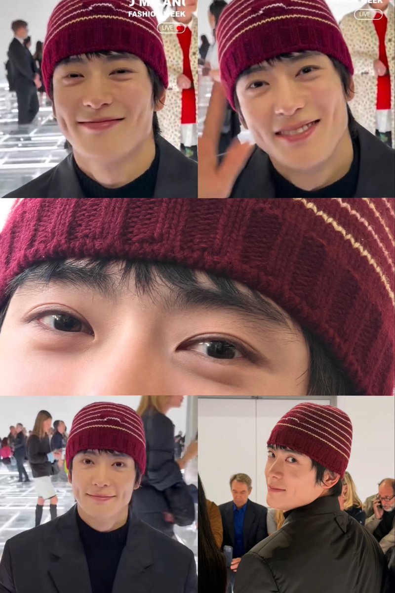 whiterosesjjh's tweet photo. JAEHYUN DEFINES PRADA
#PradaSS27 #PradaSS27xJaehyun @Prada 

yuno👶🏻                                  jaehyun😎 https://t.co/T3SND27bE4