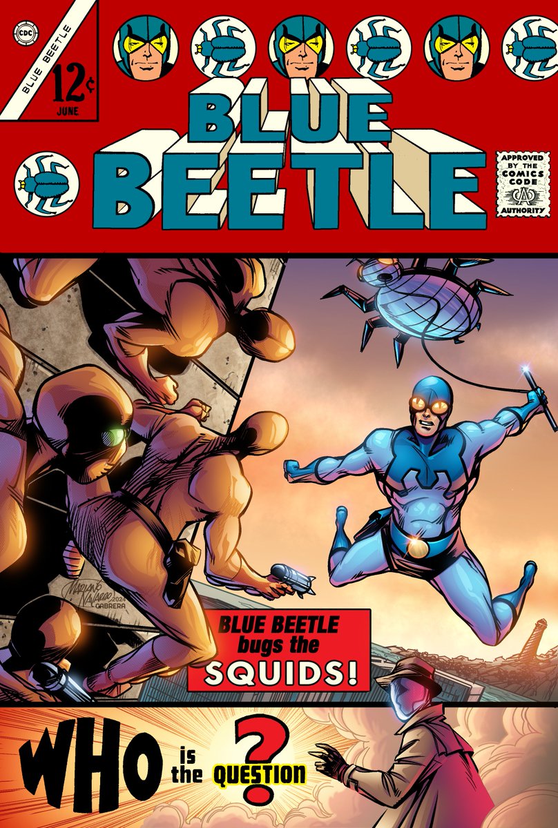 MarianoPNavarro's tweet photo. @CabreraColor @bckomix @ManFirestorm @MonarchDafey @DKnight9630 @DavesComicHero @BackintheBronze @odhurt @deanetts @georgepereznet @MarvelComicsHQ @DailyMutantsX @ClassicXMen @DCInfCovers @DCComicsTalk @JackKirbyMuseum @skeezix161 @oldarmycomicfan @rholmes0520 @DCinthe1980s @SteveChung1968 @JonathanJColton @ClassicMarvel_ @jonnybernthal @ReadingSuperman @RickBla60573172 @SalazarKnight @BatmanvSuperman @willhuhges @SKiiZZ @FrankMorrell17 @dctrinity90s Unlike his predecessor and successor, second #BlueBeetle Ted Kord was an inventor with no superpowers who used a variety of gadgets.
Bought from #CharltonComics by #DCComics in 1983, he was the template for #AlanMoore's #NiteOwl.
Art by @MarianoPNavarro
Color: @CabreraColor
1/2 https://t.co/HYMhChyWZJ